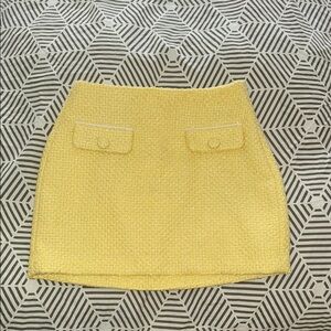 Endless Rose Yellow Mini Skirt